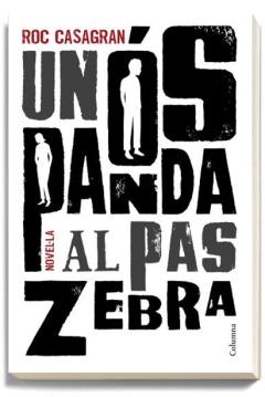 Un ós panda al pas zebra